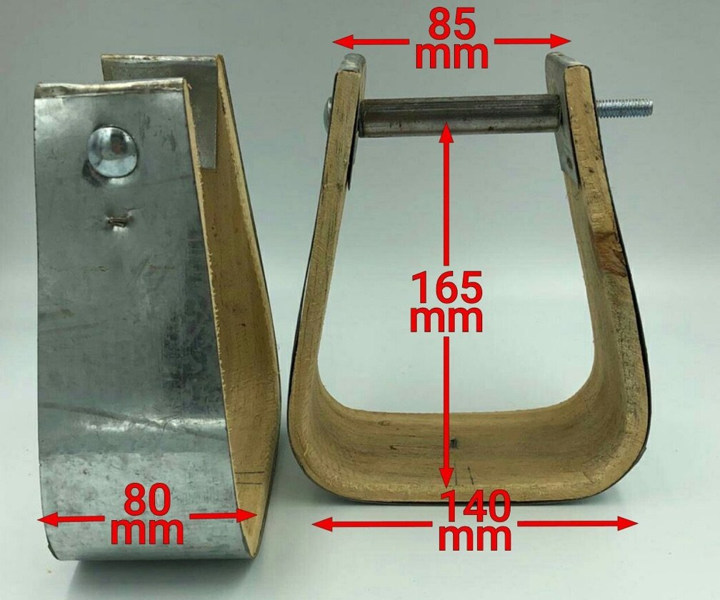 Estribo de Madeira base (8 cm)