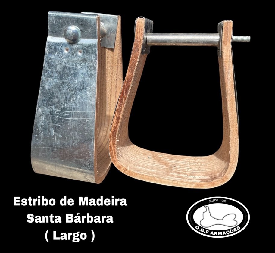 Estribo de Madeira Santa Bárbara ( Largo )